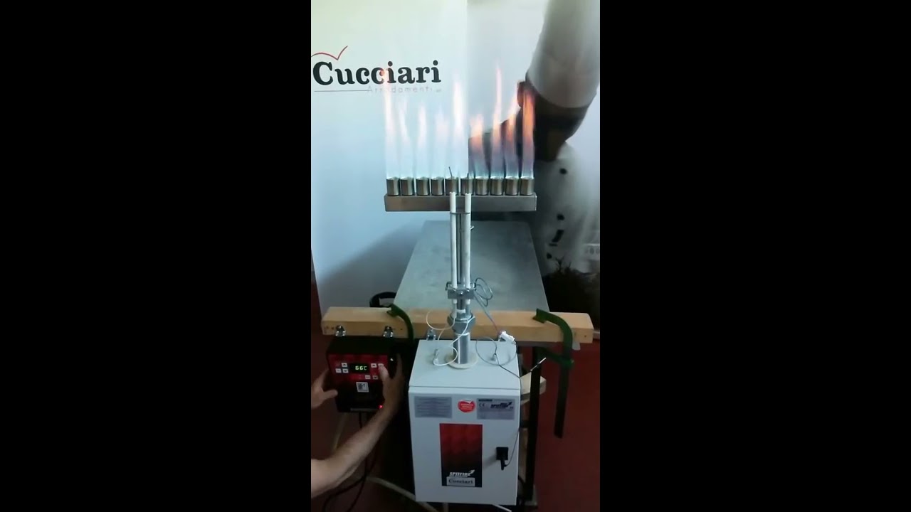 Bruciatore a gas per forno pizzeria