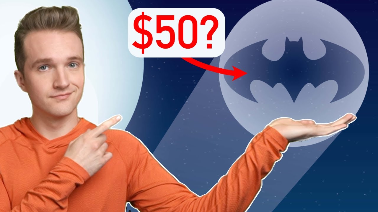 How I Built a $50 Bat Signal Logo Projector