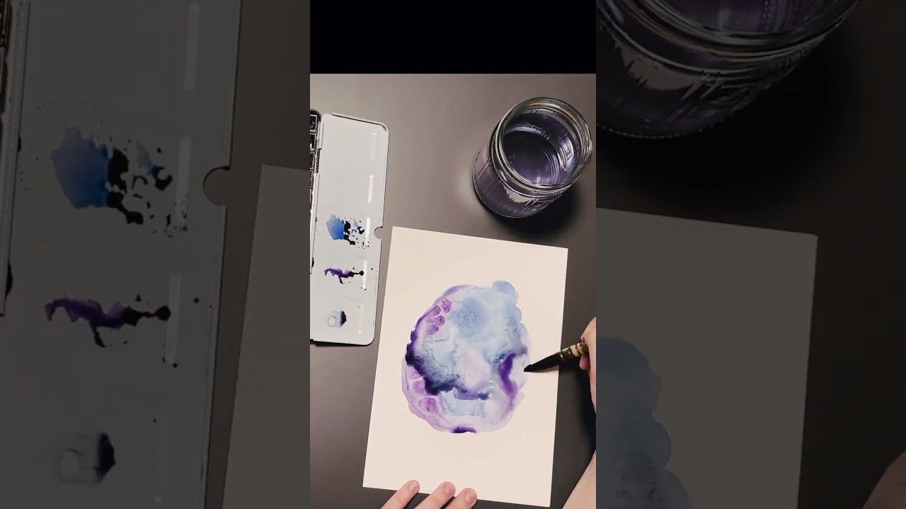 Intuitive Kunst, #mixedmedia #kunstvideos, kunstvoll #herbs #aquarelle #art