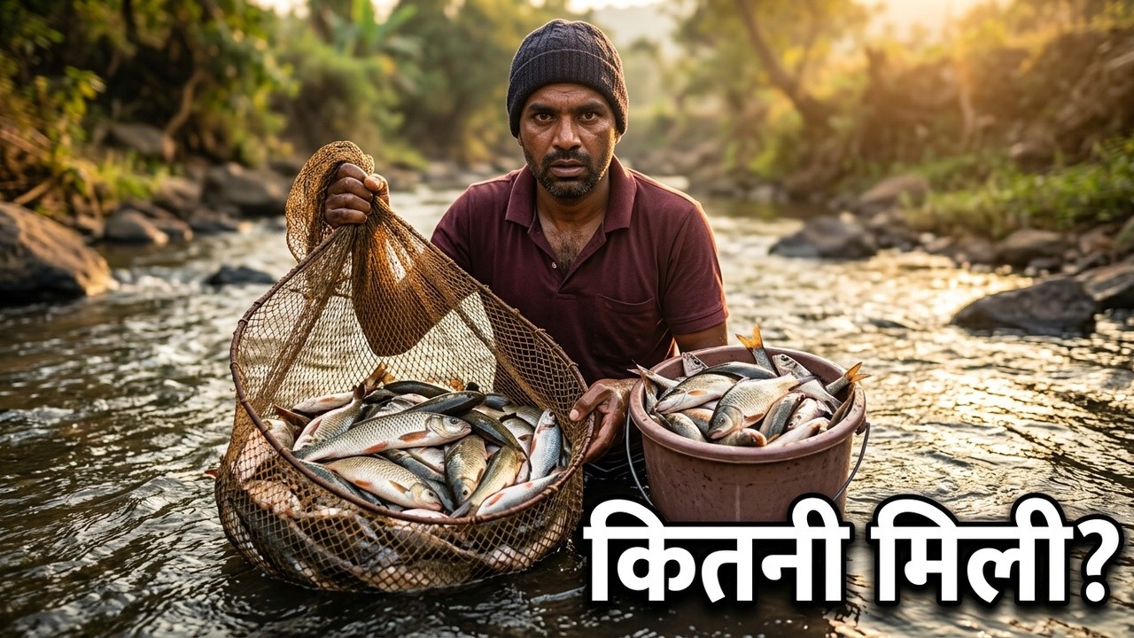 आज कितनी मछली मिली? | Village Fishing Vlog   @Gowithpritam