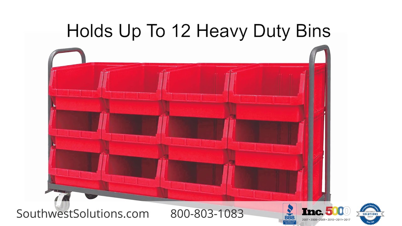 Bin Transport Truck Carts Bulk Storage Totes
