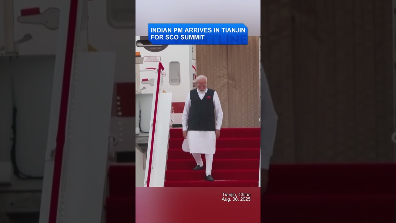 Indian PM arrives in Tianjin for SCO summit