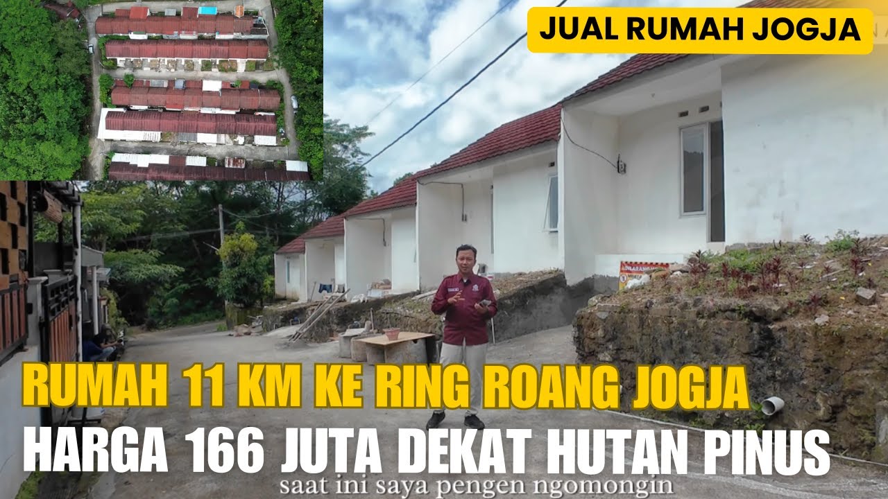EPS 598 JUAL RUMAH MURAH JOGJA HARGA 166 JUTA JARAK 11 KM DARI RING ROAD JOGJA DEKAT HUTAN PINUS