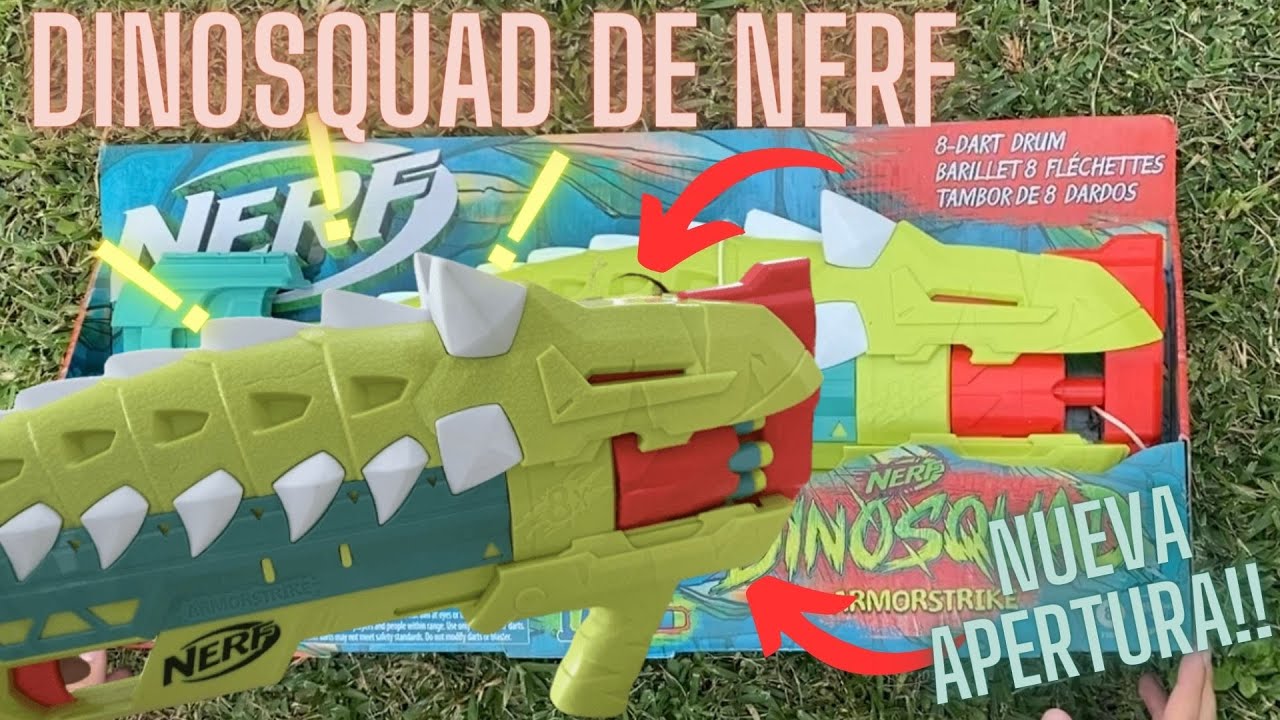 Dinosquad de Nerf armorstrike!! Nueva apertura 🦖