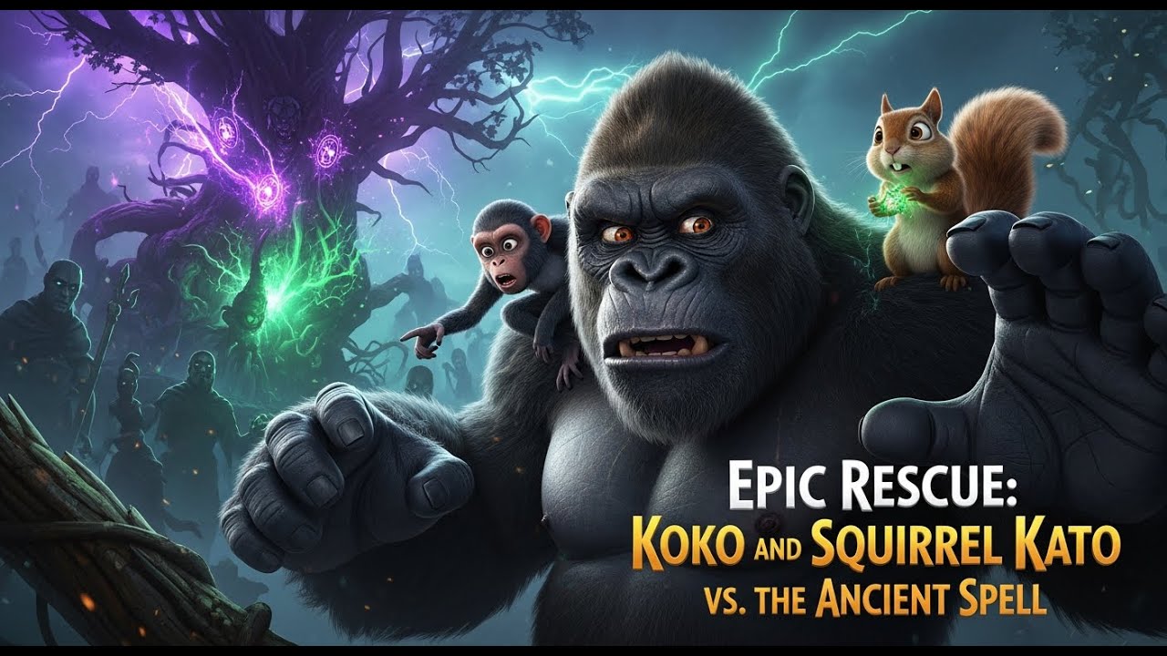 epic rescue koko and squirrel kato vs the ancient spell
