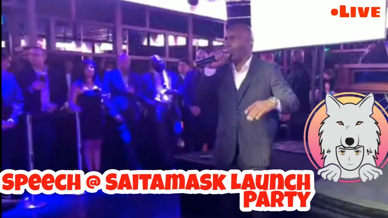Willie D's speech at Saitamask launch party at Las Vegas |saitama Inu coin wallet launch #saitamainu