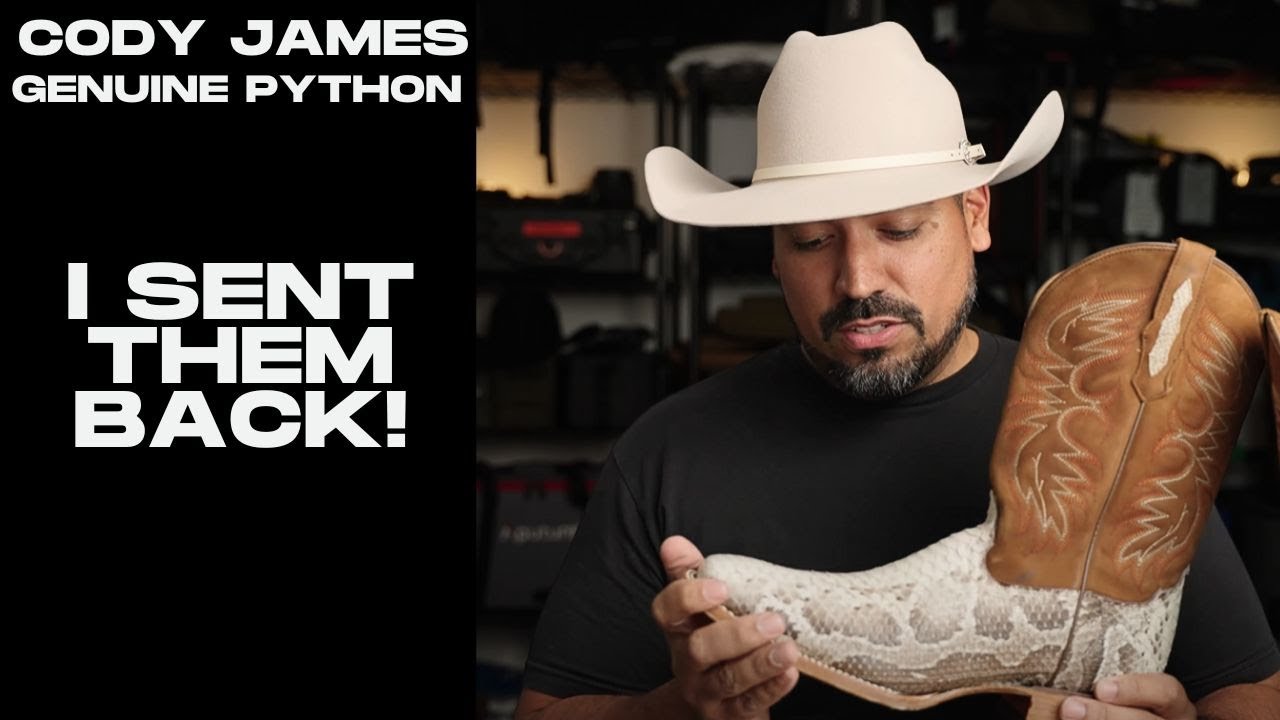 Cody James Genuine Python Western Cowboy Boot Review Boot Barn