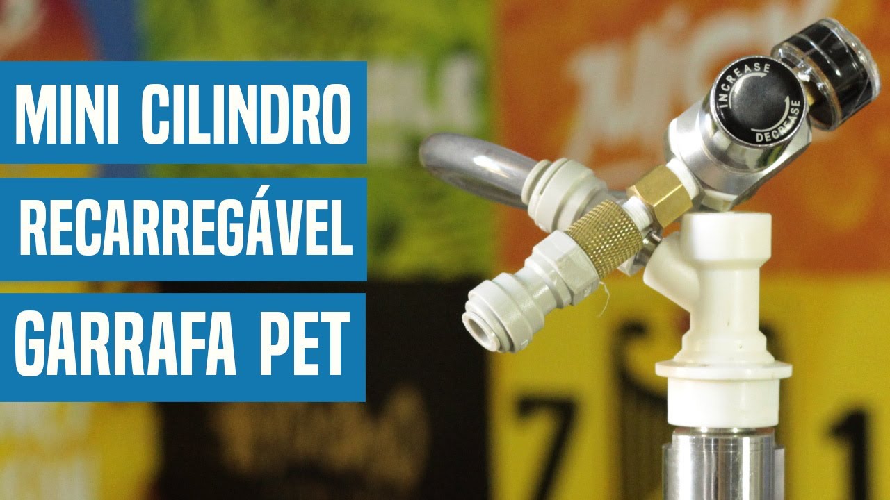 MINI CILINDRO DE CO2 RECARREGÁVEL