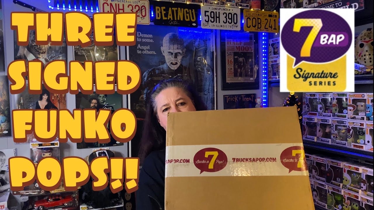 7BAP 7 bucks a Pop Signature Series Signed Funko Pops!  I Got All Three! Unboxing