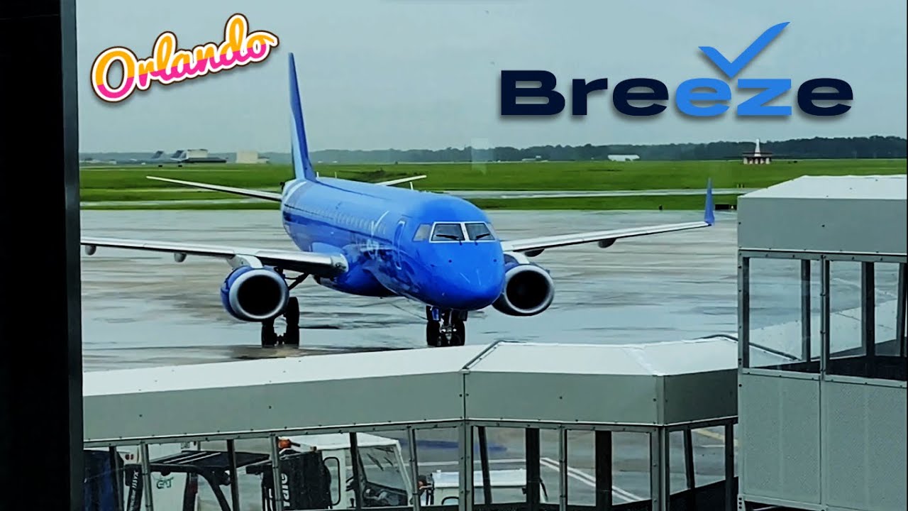 NEW DESTINATION | Breeze Airways Trip Report | Charleston to Orlando - [4K]