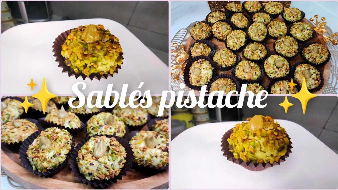 🌟Gâteaux l Aïd 2023🌟Sablés pistache 👍