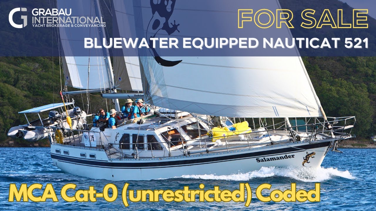 1987 Nauticat 521 'SALAMANDER OF LYMINGTON' | Sailing Yacht for sale with Grabau International