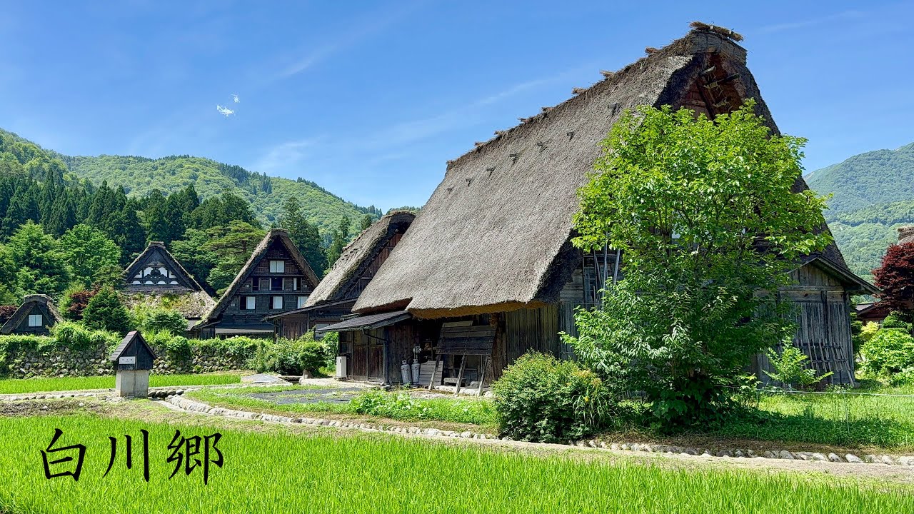 Shirakawa-go, The Most Beautiful Village in Japan Walking Tour Japanese Countryside Gifu | 4K