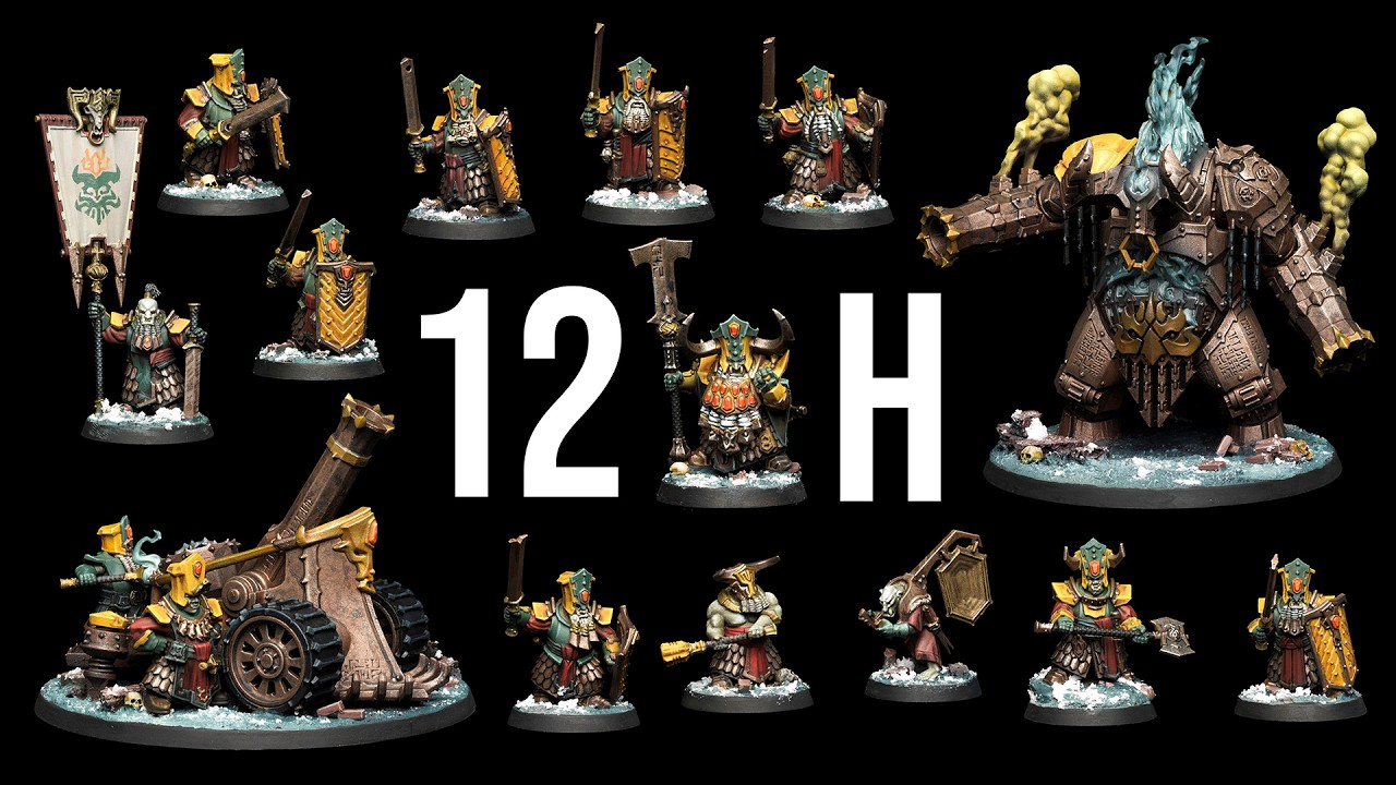 Покраска армии Warhammer за 12 часов — это не трюк.