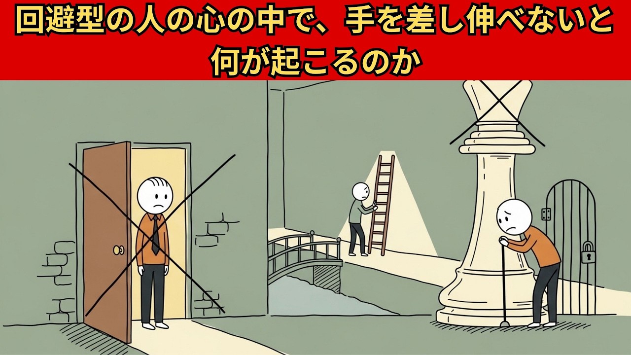 回避型の人の心の中で、手を差し伸べないと何が起こるのか