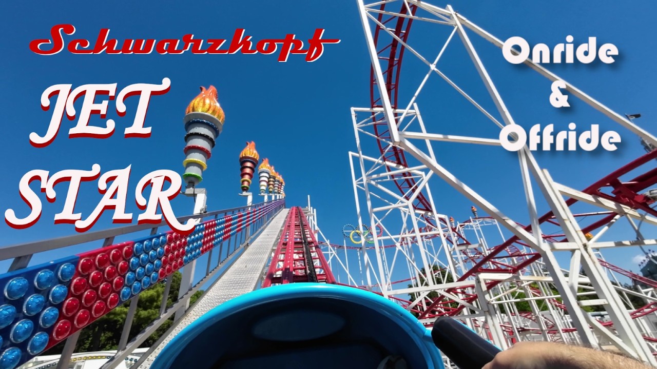 JET STAR Schwarzkopf - Foire du Trone 2025 - ONRIDE/OFFRIDE Achterbahn Rollercoaster Europe France