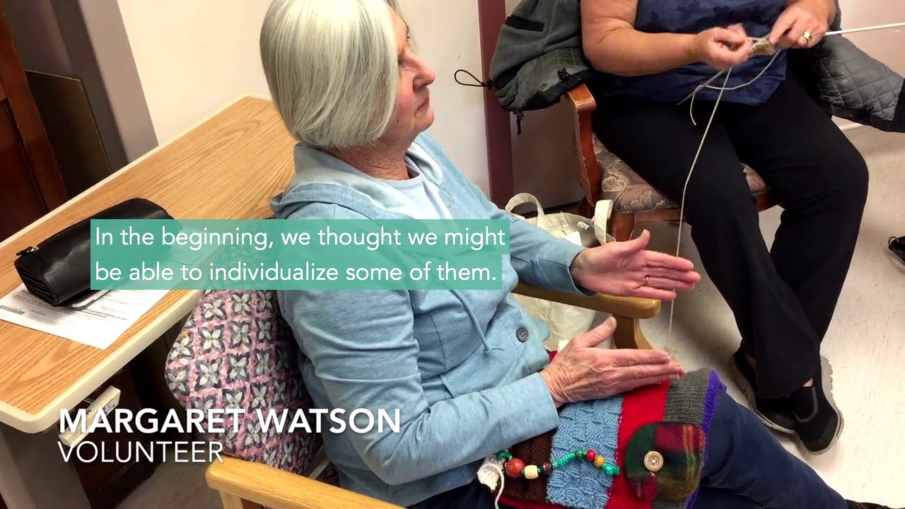 Busy Blankets Calm Residents with Dementia