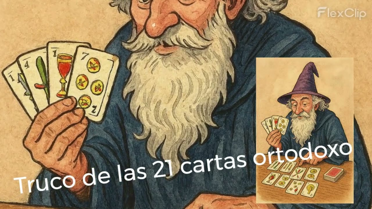 Truco de 21 cartas con repartos acordes a las matemáticas