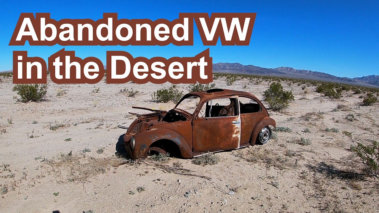 Abandoned VW and Trucks in the Middle of the Desert