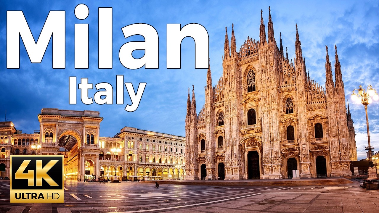 MILAN (MILANO) Evening Walk 🇮🇹 Exploring the Host City of the 2026 Olympics - 4K Walking Tour