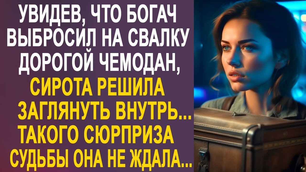 Увидев, что миллионер выбросил дорогой чемодан, сирота решила заглянуть внутрь. И оцепенела...