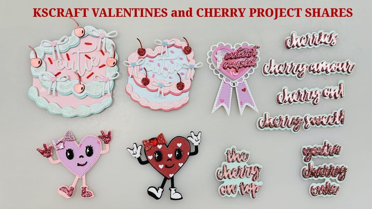 KSCRAFT Проект «Вишнёвые валентинки» #kscraft @kscraft1652 #valentinescrafts #craft #papercraft
