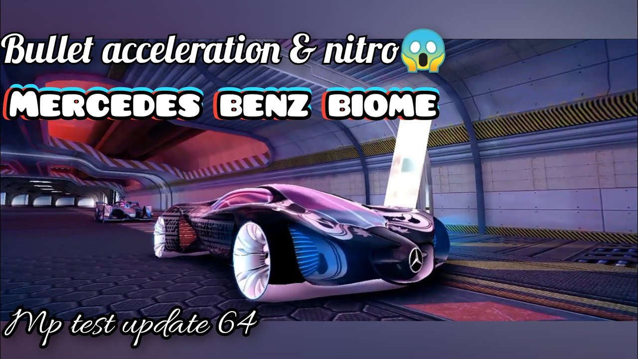 Asphalt 8 | Bullet acceleration & nitro😱. Mercedes benz biome mp test. Update 64