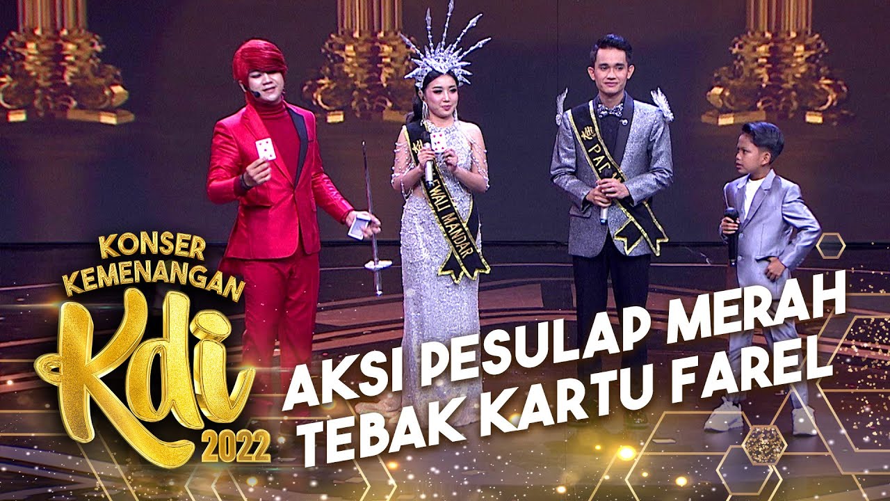 Aksi Pesulap Merah Menebak Kartu Farel | KONSER KEMENANGAN 2022