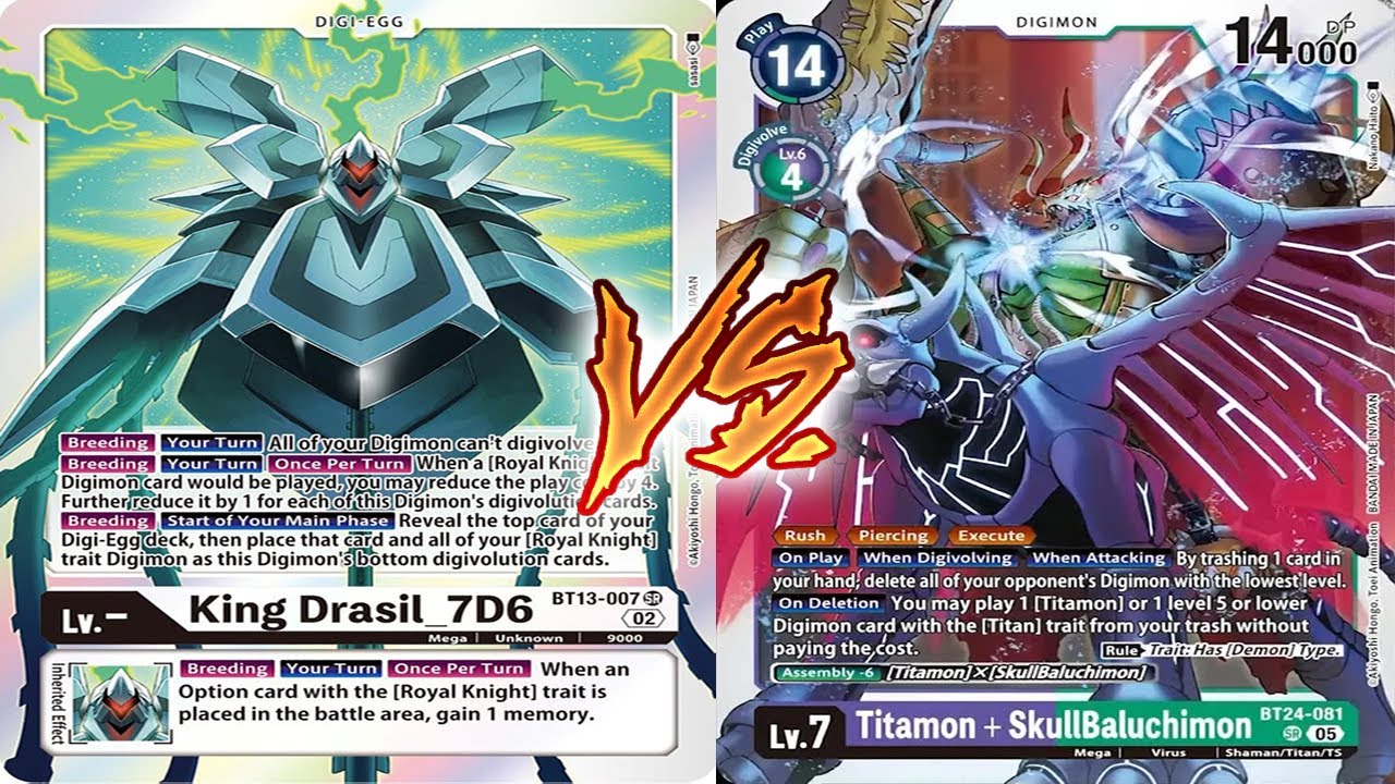 Royal Knights VS Titans | Digimon TCG BT24 Local Tournament