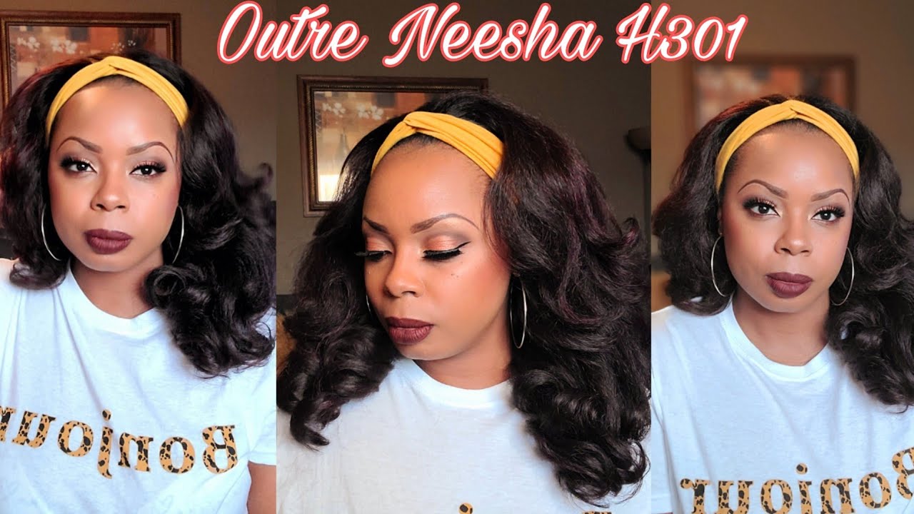 She's Everything!!! Outre Synthetic Half Wig Quick Weave Neesha H301| Under $20 Headband Half Wig