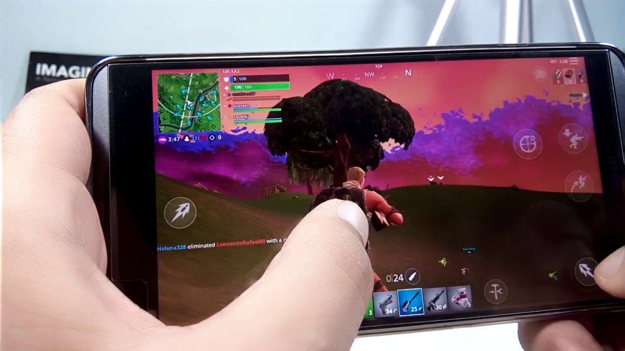 جزائري يجرب لعبة فورت نايت على هاتف LG V20  (اللعبة ثقيلة؟)