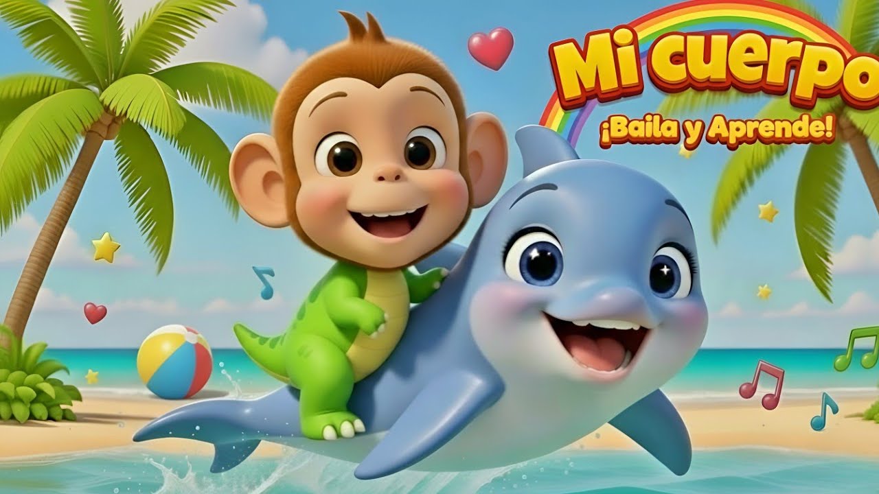 ¡A Bailar! Las Partes del Cuerpo con DinoChango 🐵🦖 