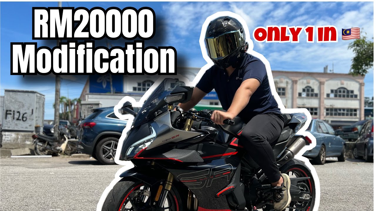 [BM Sub] CFMoto 450SR RM20k Modification Only 1 in Malaysia Full Titanium double barrel Exhaust!
