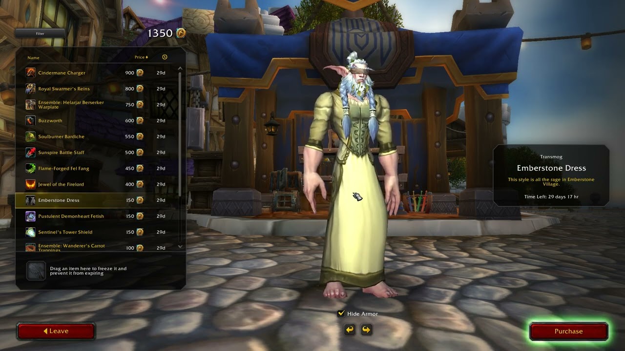 World of Warcraft Dragonflight June Trading Post Rewards