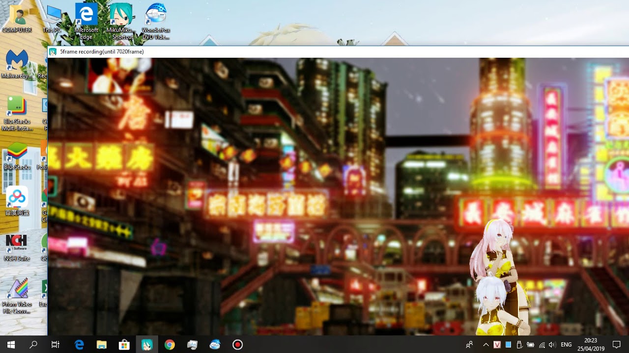(MMD) Render and convert to mp4 HD with VGA (WonderFox)
