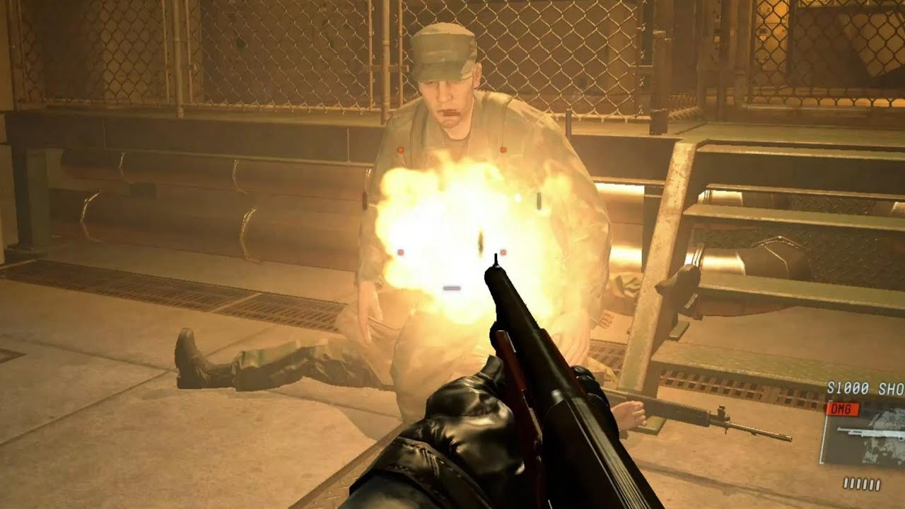 MGS V: Ground Zeroes - FPS mod Gameplay