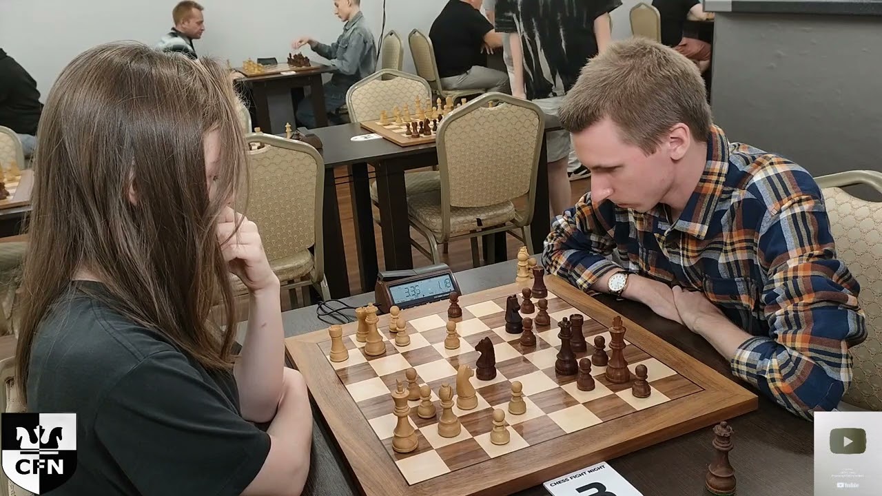 WFM Fatality (2003) vs FM Megavolt (2296). Chess Fight Night. CFN. Blitz