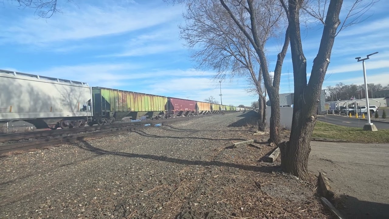 Norfolk Southern with a former Citirail lead a manifest! Chesterton Indiana 1-12-26