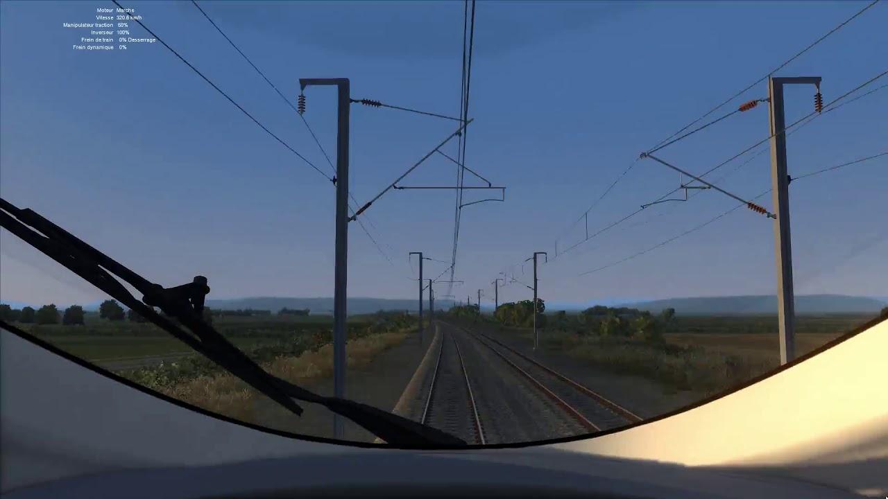 Timelapse Train Simulator 2019 : LGV Marseille-Lyon