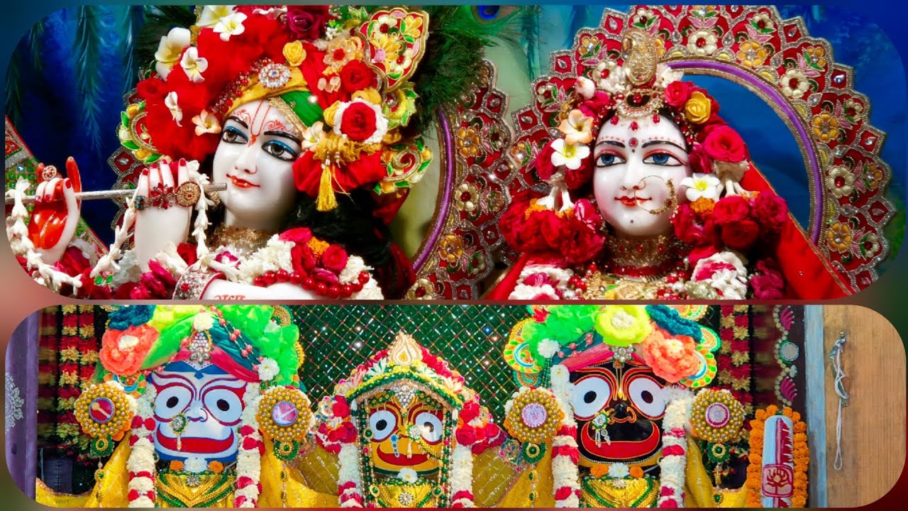 Today's Darahan 10.03.26 at Iskcon Indore of Sri Sri Radha Govind and Jaggannath Baladeva & Subhadra