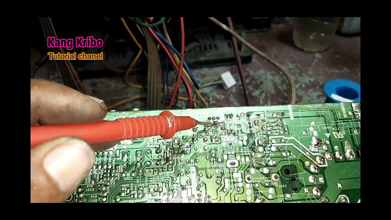 CARA SERVIS TV SHARP LAYAR BLANKING NO OSD