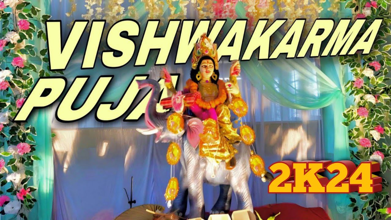VISHWAKARMA PUJA IN JGEC 2K24😍😍