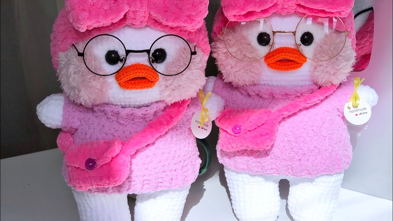 Crochet Clothes for Lalafanfan duck / Amigurumi clothes for Lalafanfan / Video tutorial Lalafanfan