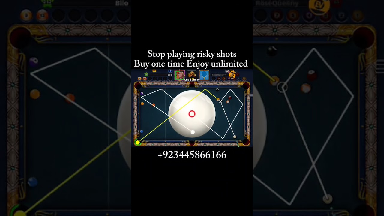 Buy one time Enjoy unlimited #8ballpool #8ballpoolhack #8ballpooltips #8ballpooltipsandtrick