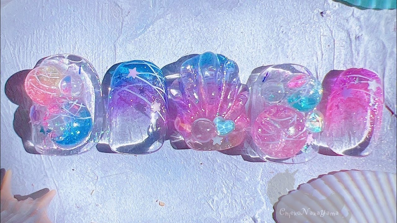 夏の定番サロンワークデザイン【ヨーヨーネイル】&times;ネオンマグ♡