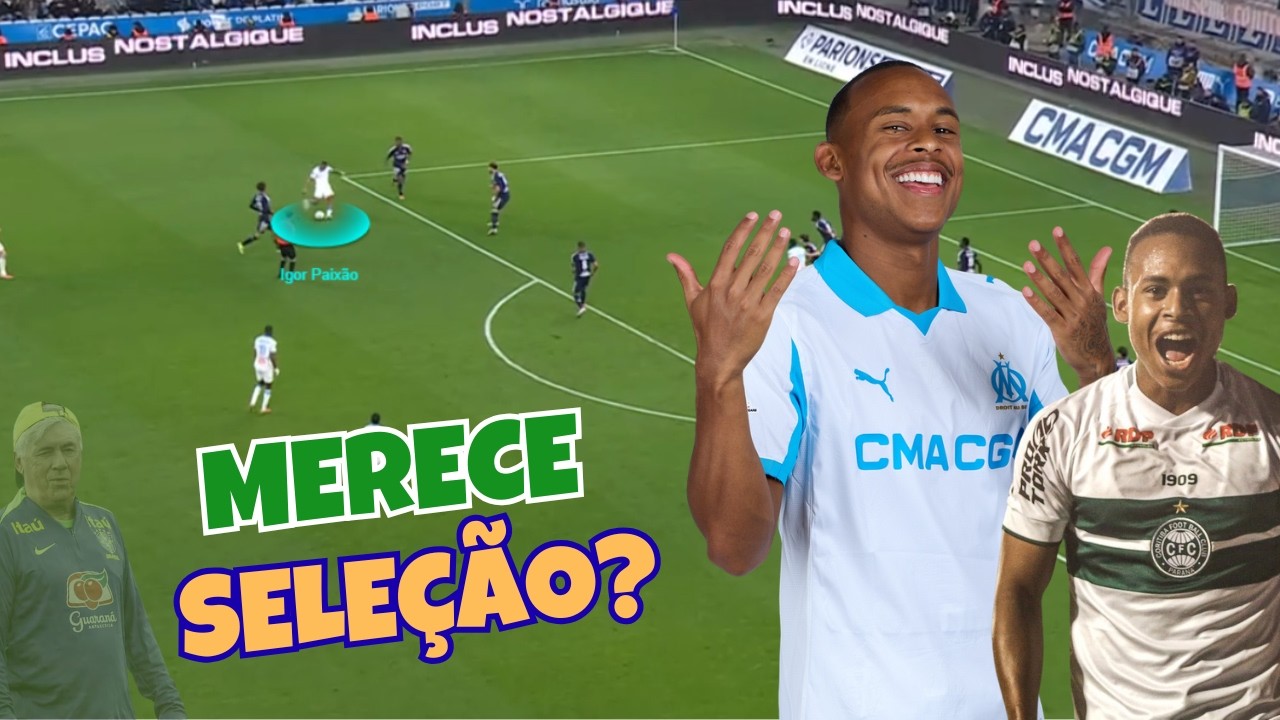 DO CORITIBA PARA A ELITE EUROPEIA: VEJA COMO VEM JOGANDO IGOR PAIXÃO NA FRANÇA