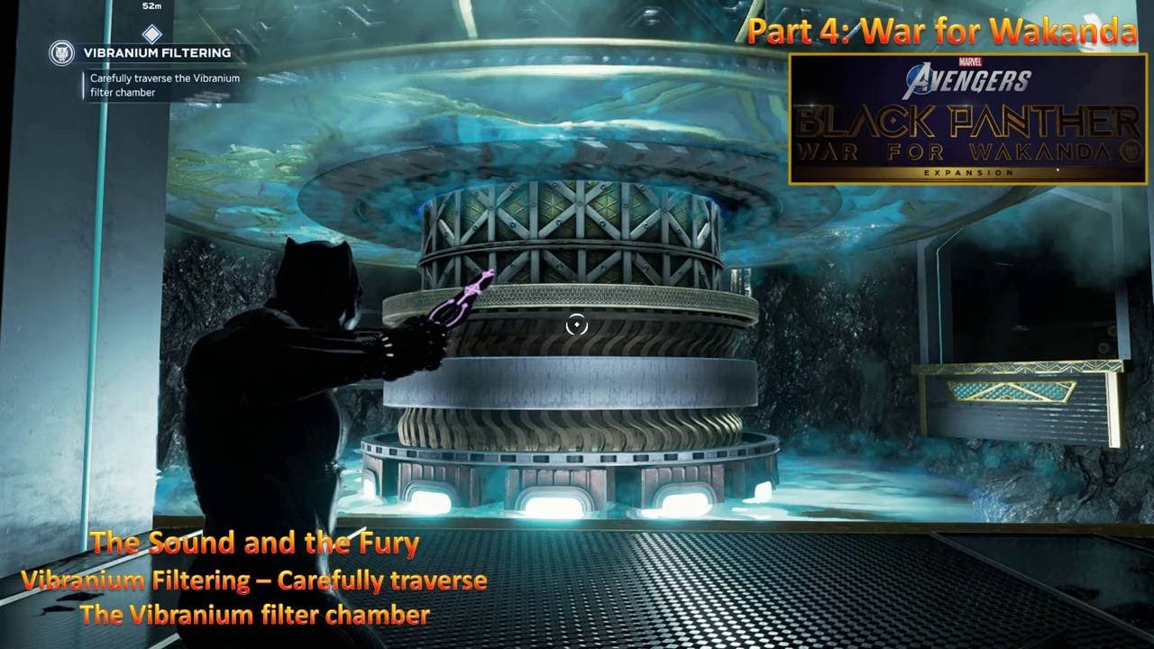 [*/\*] Marvel Avengers - The Sound and the Fury - Carefully traverse the Vibranium filter chamber