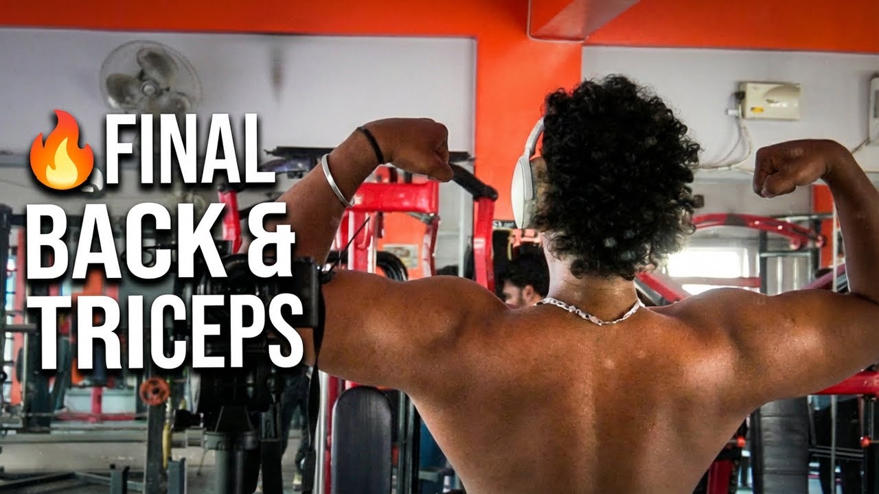 Back & Triceps Destroyer 💥 | Final Winter Arc Workout | Massive Pump & Strength