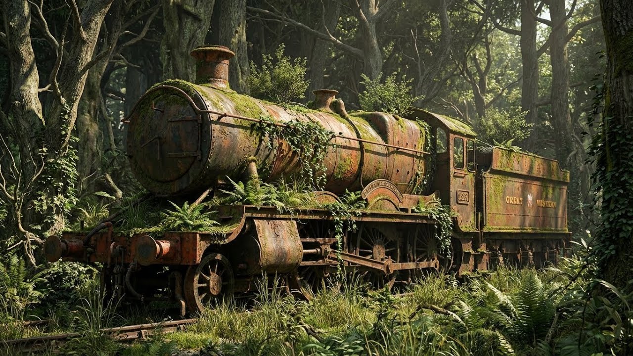 Abandoned GWR 2251 Steam Locomotive Found in the Forest (Full ASMR Restoration + First Fire Test)
