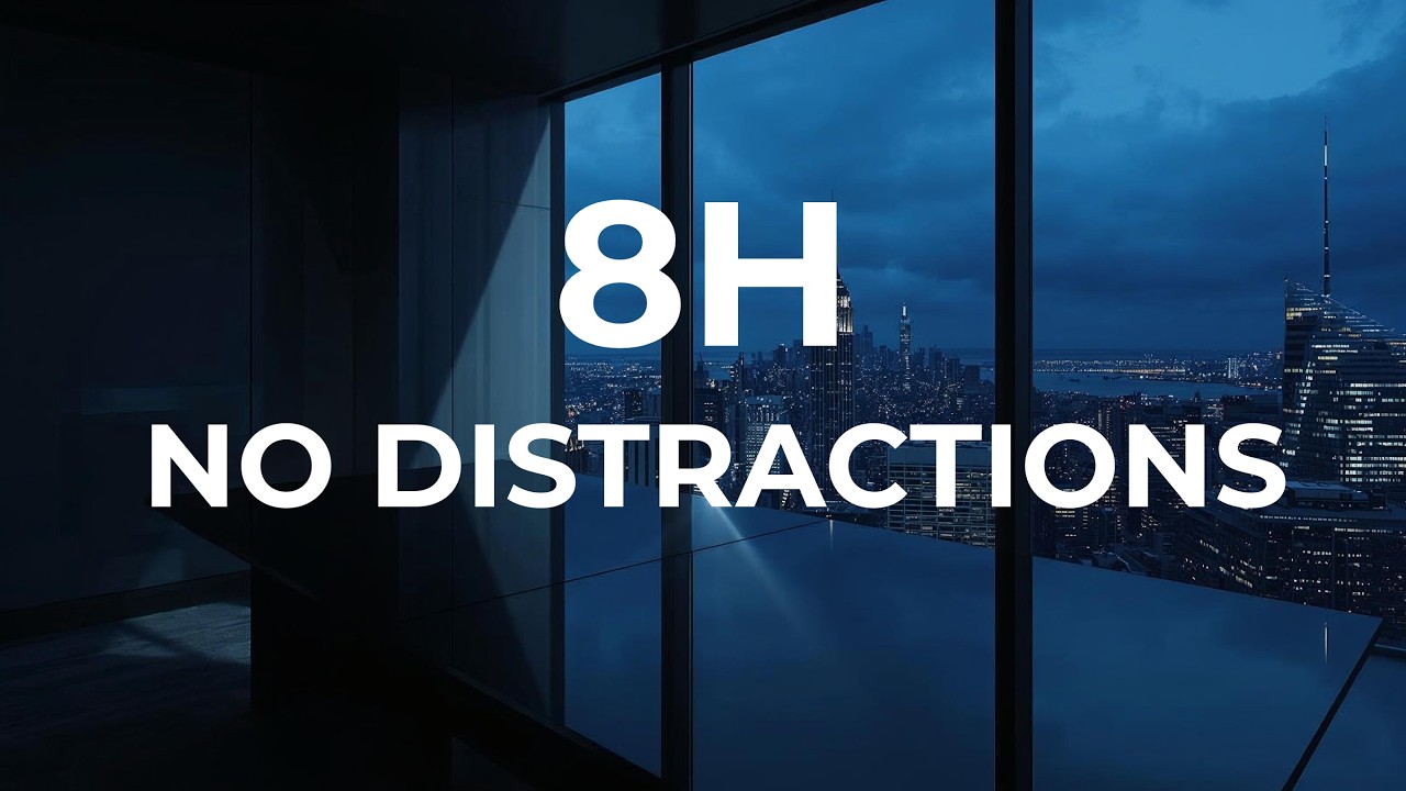8 Hour Deep Work – No Distractions | Ultimate Focus Marathon
